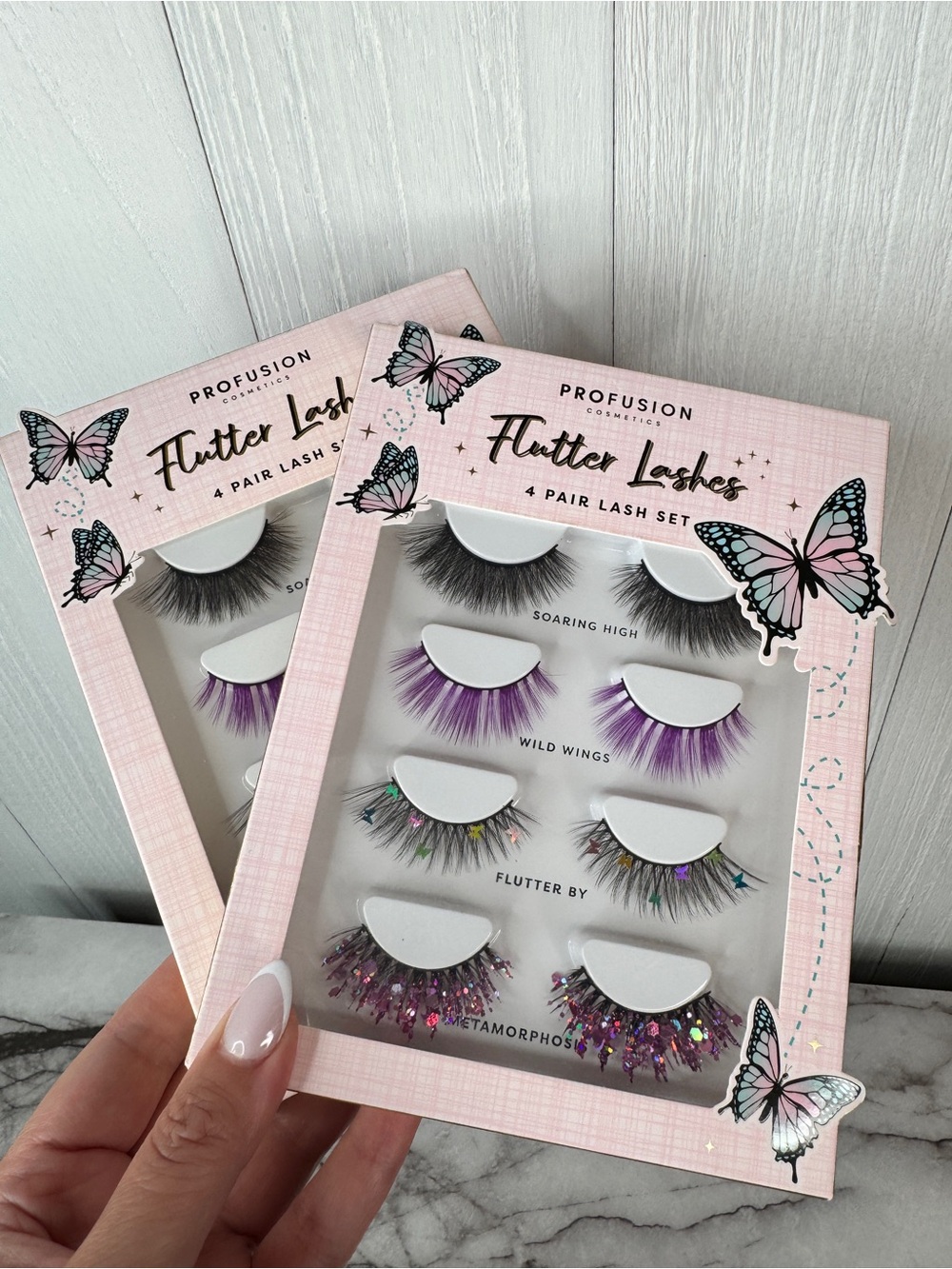 Profusion Cosmetics Flutter Lashes - lot of 2